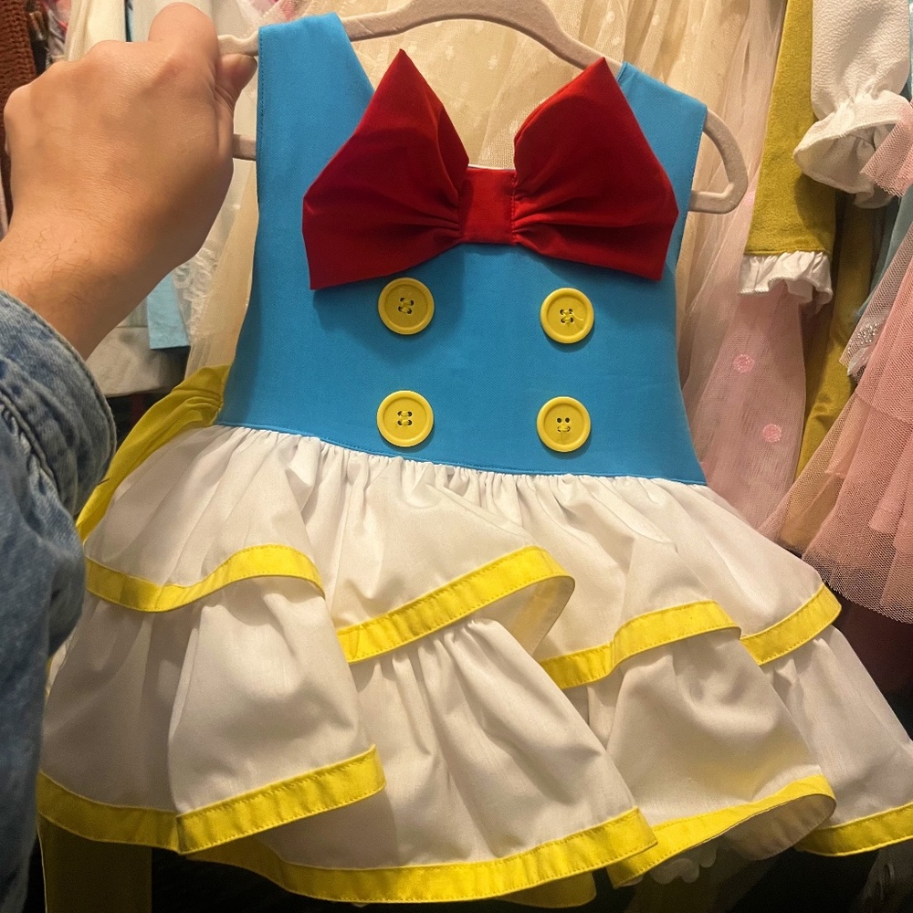 Donald Duck Inspired Halloween Toddler Dress Costume